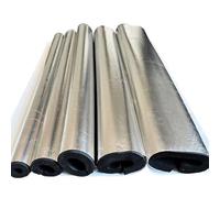 D'aluminium Anti-Gel et Calorifuge 95,0 cm Tube D'isolation, Auto-Scellant Tuyau en Mousse en Caoutchouc Épaisseur 20,0 mm pour Poignée Support, ID 15-120 mm(4.7in/120.0mm)