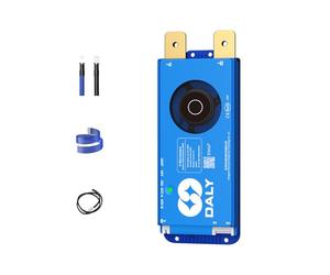 DALY BMS 24V 200A - 1A à équilibrage Actif Système de Gestion de Batterie, Bluetooth intégré pour LifePO4 8S Batteries - Idéal pour RV, Le Stockage d'énergie Solaire, Les Applications Marines, etc.