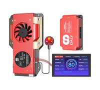 DALY BMS Balance 24V 250A Display- 5A Active Balance BMS 8S avec écran Tactile LCD 4,3 Pouces, Module WiFi Bluetooth Compatible RS485 Can pour Batterie LiFePO4 Énergie Domestique