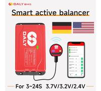 Daly - équilibreur actif 4s LifePo4, panneau d'équilibre Li-ion LTO 6S 3s 4s 7s 8s 24V 10s, égaliseur de batterie 3.2V 3.7V 100A BMS 20S Smart Active