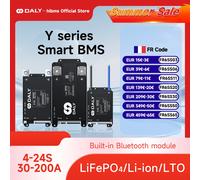 Daly Smart BMS 4S 6S 8S 12S 13S 14S 16S 17S 20S 24S Bluetooth BMS 30A 40A 60A 80A 100A 120A 150A 200A Lifepo4 Li-Ion LTO batterie 7-24S UART BMS