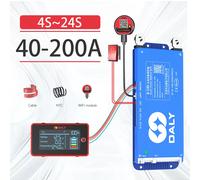DALY Smart BMS 4S 8S 16S 40A 60A 100A 150A 200A 12V 24V 48V LiFePo4 1A BMS à équilibrage actif avec écran LCD RS485 UART WIFI KEY 8S-17S 100A WIFI3LCD