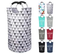 Dalykate Grand panier linge 82 L pliable en tissu Oxford Panier linge pliable Sac linge avec poign es Bac linge tanche Portable D