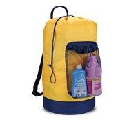 Dalykate Sac à dos à linge, sac à linge avec bretelles et poche en maille en nylon durable avec cordon de serrage pour l'université, les voyages, la buanderie, l'appartement
