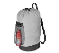 Dalykate Sac à dos à linge, sac à linge avec bretelles et poche en maille en nylon durable avec cordon de serrage pour l'université, les voyages, la buanderie, l'appartement