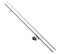 DAM Charger Carp FD Combo, Canne à pêche et Moulinet Carp Fish, Solide, léger et Polyvalent, Noir et Gris, 3.96m Moderate Fast Rod, 8000 Size Reel