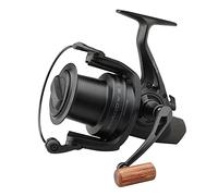 DAM Darkside 4B Spod 7000S + Braid, Moulinets de Pêche, Moulinets Spinning, Pêche à la Carpe, Carpe, Unisexe, Noir, 7000S