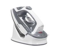 DAM Fer à repasser sans fil gris avec semelle en céramique, 1600W de puissance et 170ml de capacité. 13,2x25x20,2 Cm. Couleur :