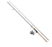 DAM Impressa Classic Spinning Combo, canne à pêche et moulinet pour la pêche en eau douce du brochet et du sandre, solide, léger et polyvalent, noir, 2.40m canne rapide modérée moulinet de taille 3000
