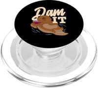 Dam It Animal Lovers, Dessin animé Otter Gang PopSockets PopGrip pour MagSafe