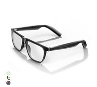 DAM lunettes de sport intelligentes GS300, appel bluetooth, assistant vocal, contrôle à distance de la caméra. Couleur : Noir