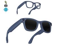 DAM Lunettes intelligentes E3.Avec caméra 8MPX, vidéos en 1080p, traducteur AI en temps réel et avec verres foncés et transparents.