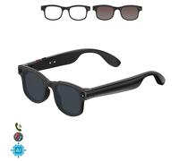 DAM Lunettes intelligentes G1 avec IA et caméra. Traduction avec IA, enregistrement vidéo, lecture de musique. 17,5x14x6,2 Cm. Noir