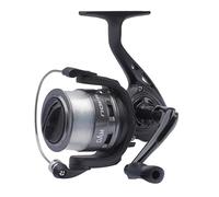 DAM Quick Nova FD Moulinet | Moulinet Polyvalent pour la pêche en Eau Douce | Corps et Rotor en Graphite | Pré-enroulé avec Ligne monofilament | Rapport de Vitesse 5,0:1 | 6000 | Ambidextre