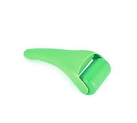 DAM Rouleau à glace pour le visage, instrument de massage et de soins. Tête en plastique 9x5x19 cm. Couleur : vert