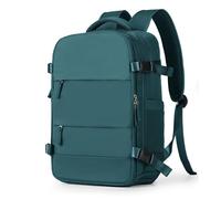 DAM Sac à dos cabine de voyage à grande capacité avec multi-compartiments (chaussures, vêtements, laptop). 31x17x42 cm. Vert foncé