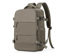 DAM Sac à dos cabine de voyage grande capacité avec multicompartiment (chaussures, vêtements, portable). 31x17x42 Cm. Taupe