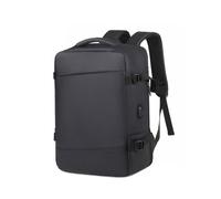 DAM Sac à dos de cabine de voyage à grande capacité avec multicompartiment. Haute résistance, imperméable. 35x15x45 cm. Noir