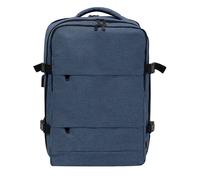DAM Sac à dos de voyage avec connexion USB. Poche rembourrée pour laptop. Compartiment pour chaussures 33x20x51 cm. Bleu marine