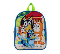 DAM Sac à dos préscolaire 3D Eva Bluey. Poche latérale. Avec personnage en relief 3D. 26x10x32 Cm. Couleur : Bleu