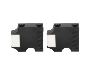 Dam Skerisi 2 pièces de Support pour défenses de Bateau, ajusteur de Pare-Chocs à Connexion Rapide pour étrave de Rail de 1 Pouce, Clips de défense réglables avec précision et déverrouillage f