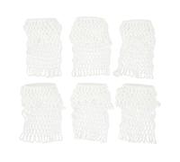 Dam Skerisi 6 Poches de Filet pour Table de Billard, Poches de Billard en Coton pour Accessoires de Table de Pool, Sac en Filet Dense et Durable sans Fond pour Le Billard américain, britanniqu