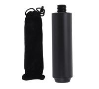 Dam Skerisi Billiard Pool Cue Extension Stick, 4 inch Aluminum Pool Cue Extender with Rear Plug, Lengthening and Weight Gaining Billiard Accessory for Enhanced Control and Stability