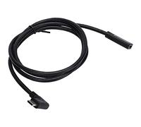 Dam Skerisi Câble d’extension USB 3.1 de type C mâle à femelle, cordon d’extension portable en PVC noir pour audio et vidéo, câble de transfert de données réutilisable à haute résistance de 1