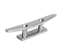 Dam Skerisi Écoute de Quai Plate Basse de 6 po, écoute de Pont en Acier Inoxydable avec Fixation à 2 Trous, Support de Ligne d’ancrage pour Cordes Marines pour Bateaux, Kayaks et quais, quinca