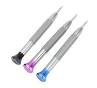 Dam Skerisi Oscillating Weight Screwdriver Set, Stainless Steel Watch Repair Tool for 3235 Movement, Precision 3 - Piece Kit with Non - Slip Handle for Watchmakers and Hobbyists