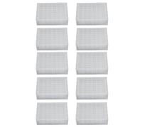 Dam Skerisi Plaque Deep-Well 48 Wells en polypropylène transparent de 2 ml avec codes alphanumériques pour un suivi facile, 41 mm de haut