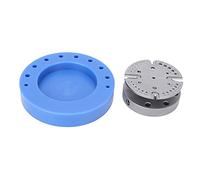Dam Skerisi Support de balancier à ressort pour montre, support de roue d’équilibre pour mouvement de montre en alliage, outil portable de réparation de montres avec base en plastique durable