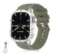 DAM Smartwatch B04 avec appels BT notifications push. Moniteur sportif et de santé. Couronne multifonction. 4 7x1 4x6 Cm. Vert