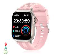 DAM Smartwatch B05 avec appels BT, notifications push. Moniteur sportif et de santé. Couronne multifonction. 4x1,3x5,5 cm. Rose