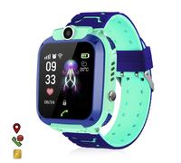 DAM Smartwatch LT27 LBS spécial pour enfants, avec caméra, fonction de suivi, appels SOS et réception d'appel. 4.2x1x5.2Cm.Turquoise