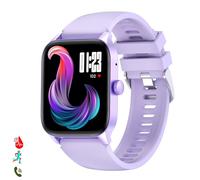 DAM Smartwatch QS56. Appels Bluetooth plus de 100 modes sportifs. Mesure des pas des calories et de la distance.3 5x1 2x5cm.Violet