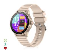 DAM Smartwatch ZW45 avec notifications d'Apps, appels Bluetooth. Moniteur de tension et d'oxygène dans le sang. 4,9x1,1x4,7 Cm. Or
