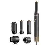 DAM Station professionnelle de beauté capillaire ionique 5 en 1 : sèche-cheveux, boucleur, lisseur. Grande puissance 1300W. Gris