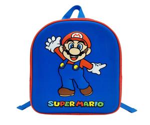 DAM SuperMario Sac à dos École Maternelle 3D Eva. Dos rembourré. 25,5x11x32 Cm. Couleur : Bleu Électrique