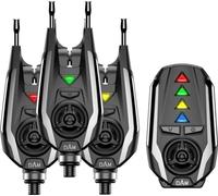 DAM TFX Alarm Set 3+1 Red-Green-Yellow Bite Alarm