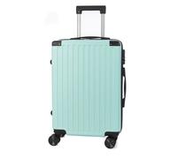 DAM Valise cabine Trolley en matériau léger ABS haute résistance avec coins renforcés. 4 roues à 360. 36,5x21,5x57,5 Cm. Vert Aqua