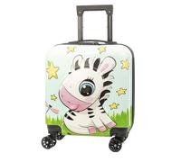 DAM Valise trolley enfant en matériau léger ABS haute résistance. Serrure numérique, 4 roues doubles pivotantes à 360. 35x23x45 cm