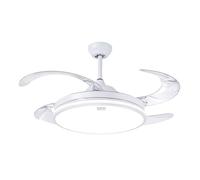 DAM Ventilateur de plafond 7807. 48"" avec moteur de 36W, lumières LED dimmables de 60W, 6 vitesses et fonction hiver/été.