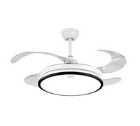DAM Ventilateur de plafond 7807. 48"" avec moteur de 36W, lumières LED réglables de 60W, 6 vitesses et fonction hiver/été.