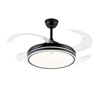 DAM Ventilateur de plafond 8808. 48"" avec moteur de 36W, lumières LED dimmables de 60W, 6 vitesses et fonction hiver/été