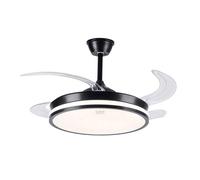 DAM Ventilateur de plafond L433. 42"" avec moteur de 30W, lumières LED dimmables de 60W, 6 vitesses et rotation bidirectionnelle