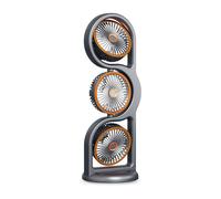 DAM Ventilateur F17 de bureau. Avec 3 ventilateurs indépendants, 5 vitesses par unité et rotation 360 verticale et horizontale.