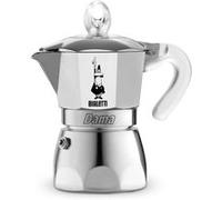 Bialetti Cafetière Moka Dama Pure Ice – 1 tasse (67 ml) en aluminium, non compatible induction