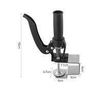 Damagesuperficies Pince de panneau de tiroir en acier inoxydable à dégagement rapide pour porte d'armoire et installation de travail du bois avec fixation en forme de L et arc (C)