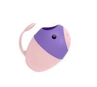 Damaiyyy Bain Rince Tête Bébé,Tasse de Bain Enfant Tasse Cascade Rinçage Bath Shower Cup Shampoo Rinser Pichet Lavage Cheveux Bain Rinçage Protection Yeux pour Enfants(Rose)